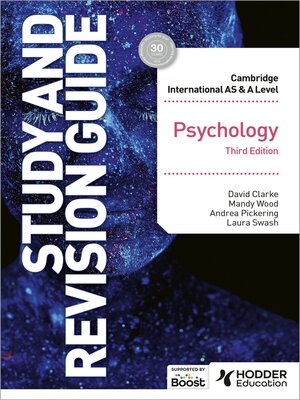 cover image of Cambridge International AS/A Level Psychology Study and Revision Guide